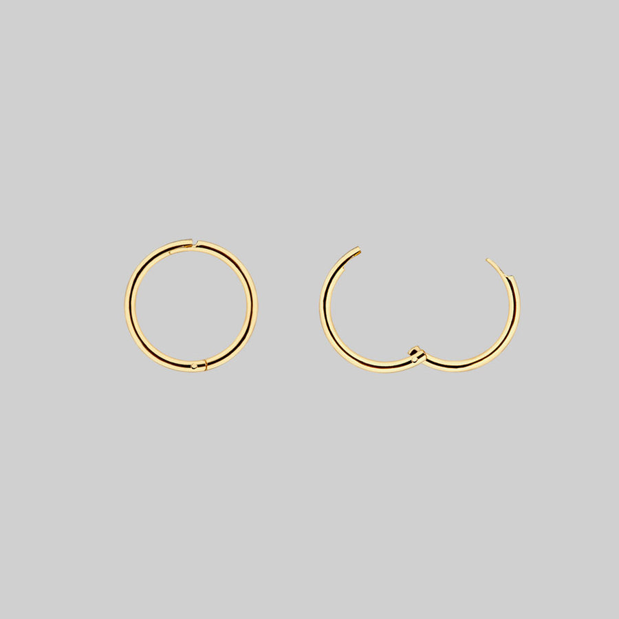 MABEL. Teddy Bear Engraved Glass Heart Earrings - Gold MABEL. Teddy Bear Engraved Glass Heart Earrings - Gold