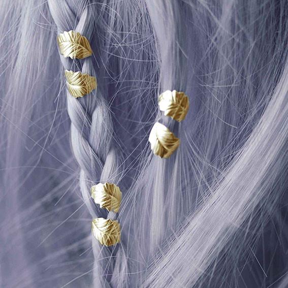 ELVIN. Gold Leaf Hair Twists ELVIN. Gold Leaf Hair Twists