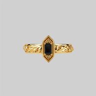 gothic gemstone ring