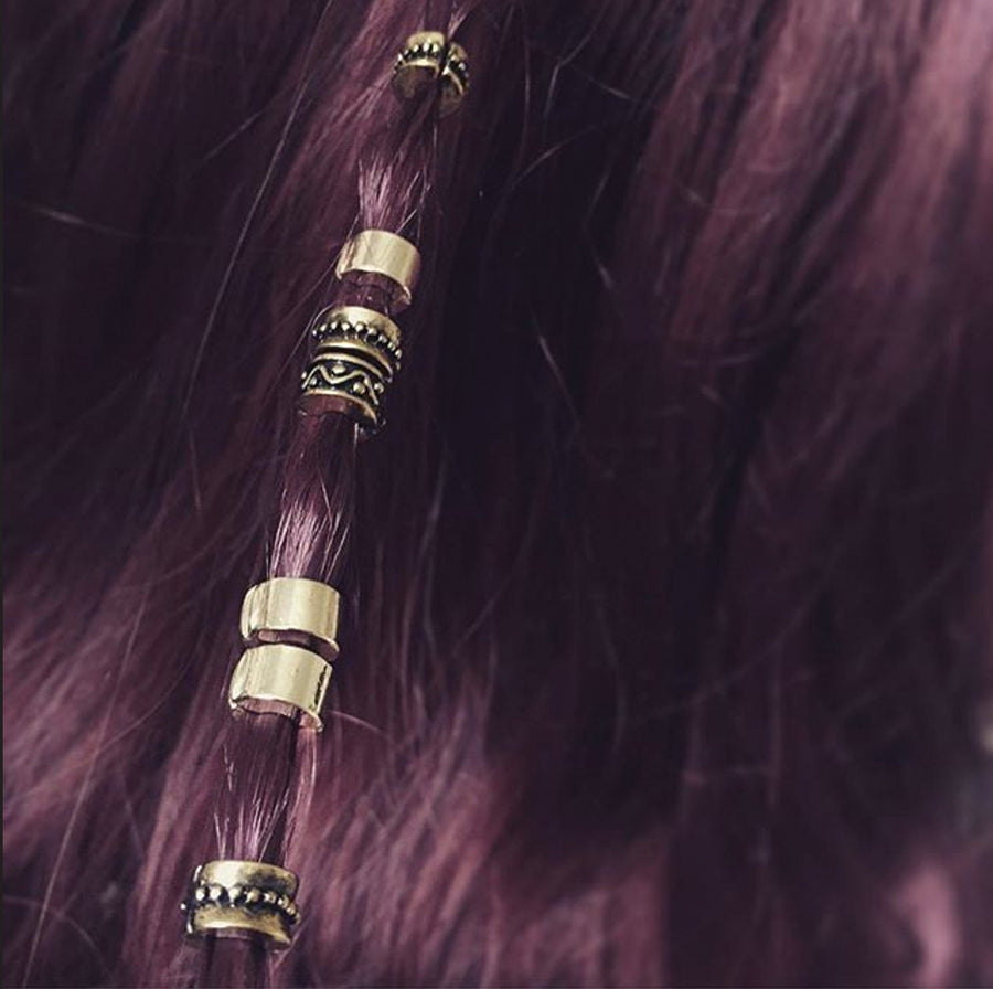 Gold Hair Bead Clickers - Mixed Pack Hair Accessories - Gold Hair Bead Clickers - Mixed Pack