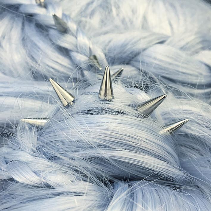 PHOENIX. Silver Hair Spikes Hair Accessories - PHOENIX. Silver Hair Spikes