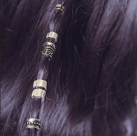 Hair Accessories - Silver Hair Bead Clickers - Mixed Pack