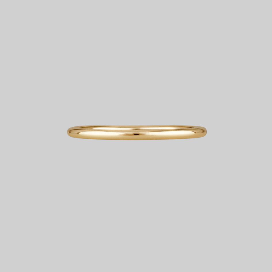gold simple band ring