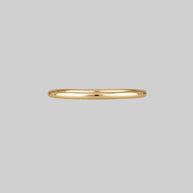 gold simple band ring