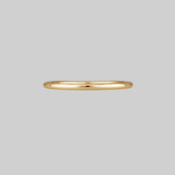 gold simple band ring