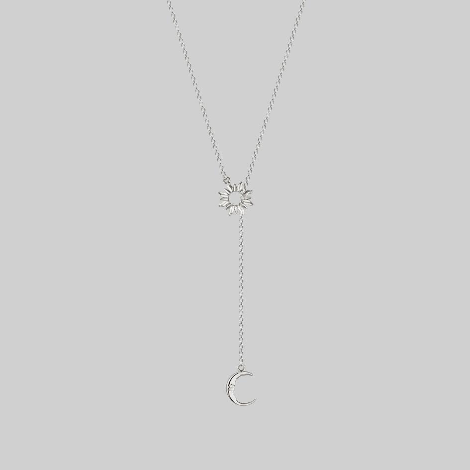lariat sun and moon necklace