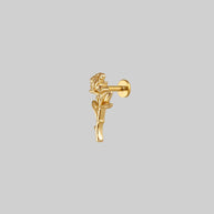 gold tragus stud