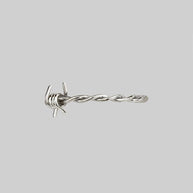 barbed wire knot ring gold