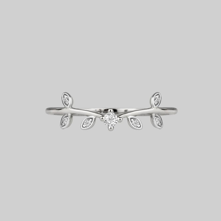 delicate-silver-crystal-leaf-ring