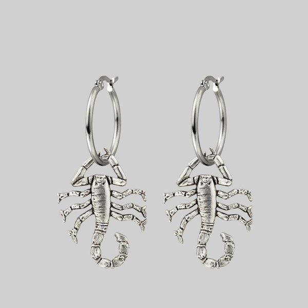 Scorpio store hoop earrings
