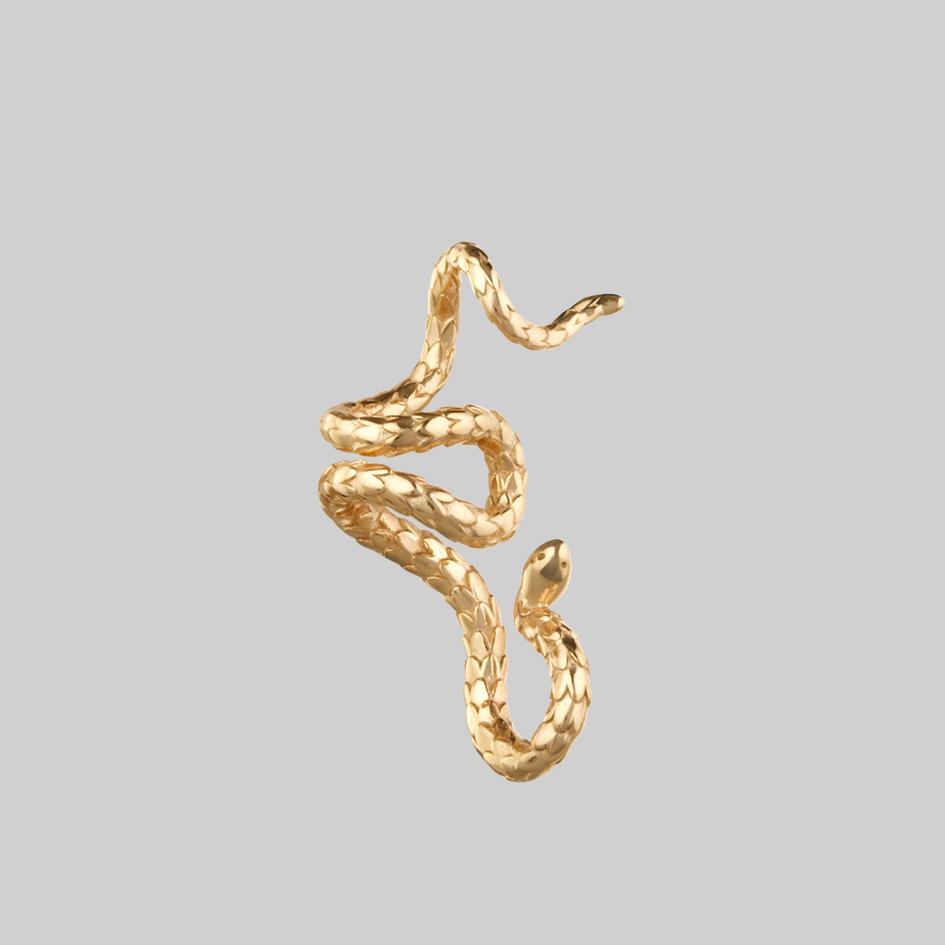 snake detail ear cuff