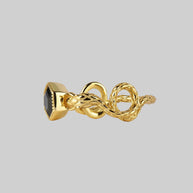 gothic snake ring