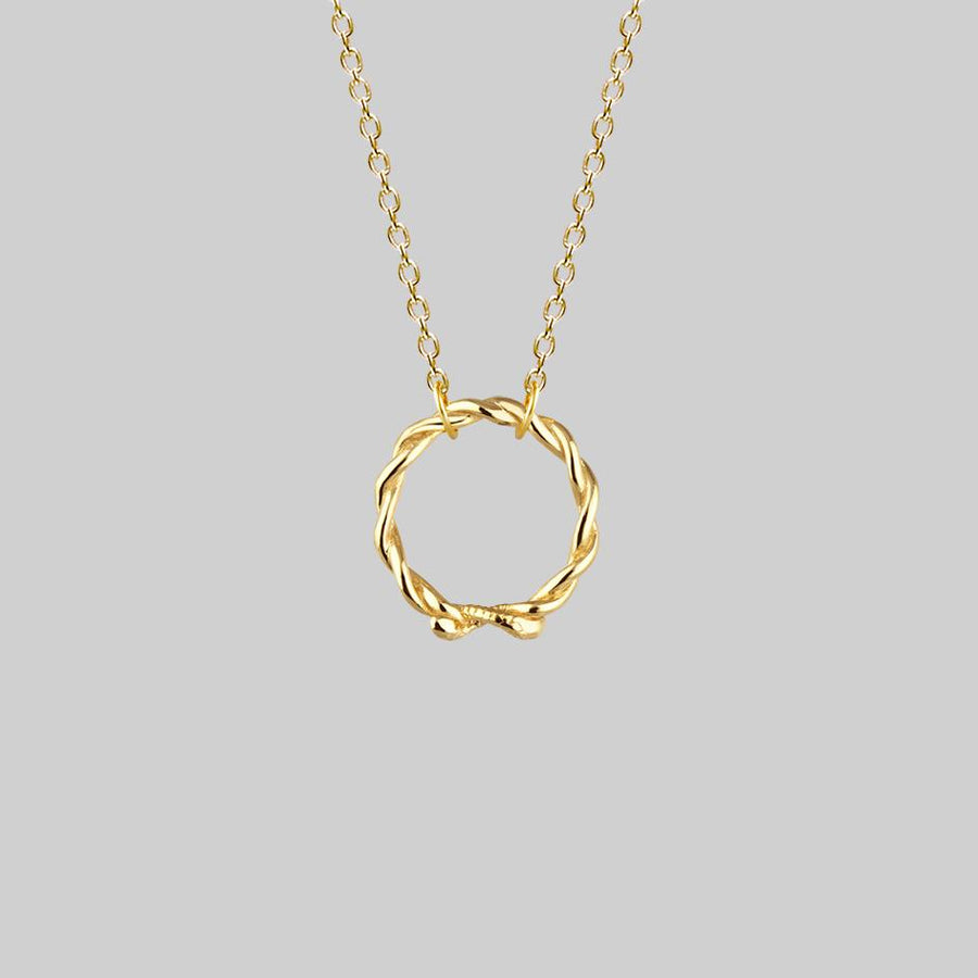 twisted snake pendant necklace