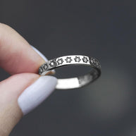 COUNTING STARS. Cubic Zirconia Silver Star Ring