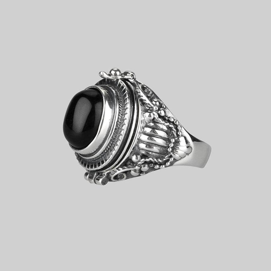 sterling silver poison ring