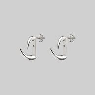 sterling silver claw earrings 
