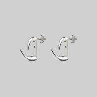 sterling silver claw earrings