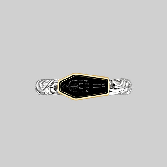 CRYPT. Momento Mori Skeleton Ring - Silver