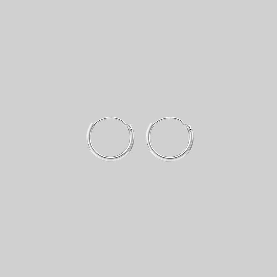 Small Silver Hoops tiny-silver-hoop earring