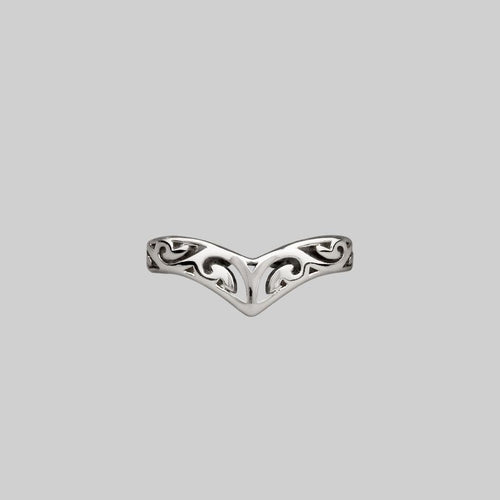 Sterling Silver Twisted Midi Ring