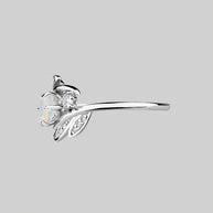 sterling silver opal ring