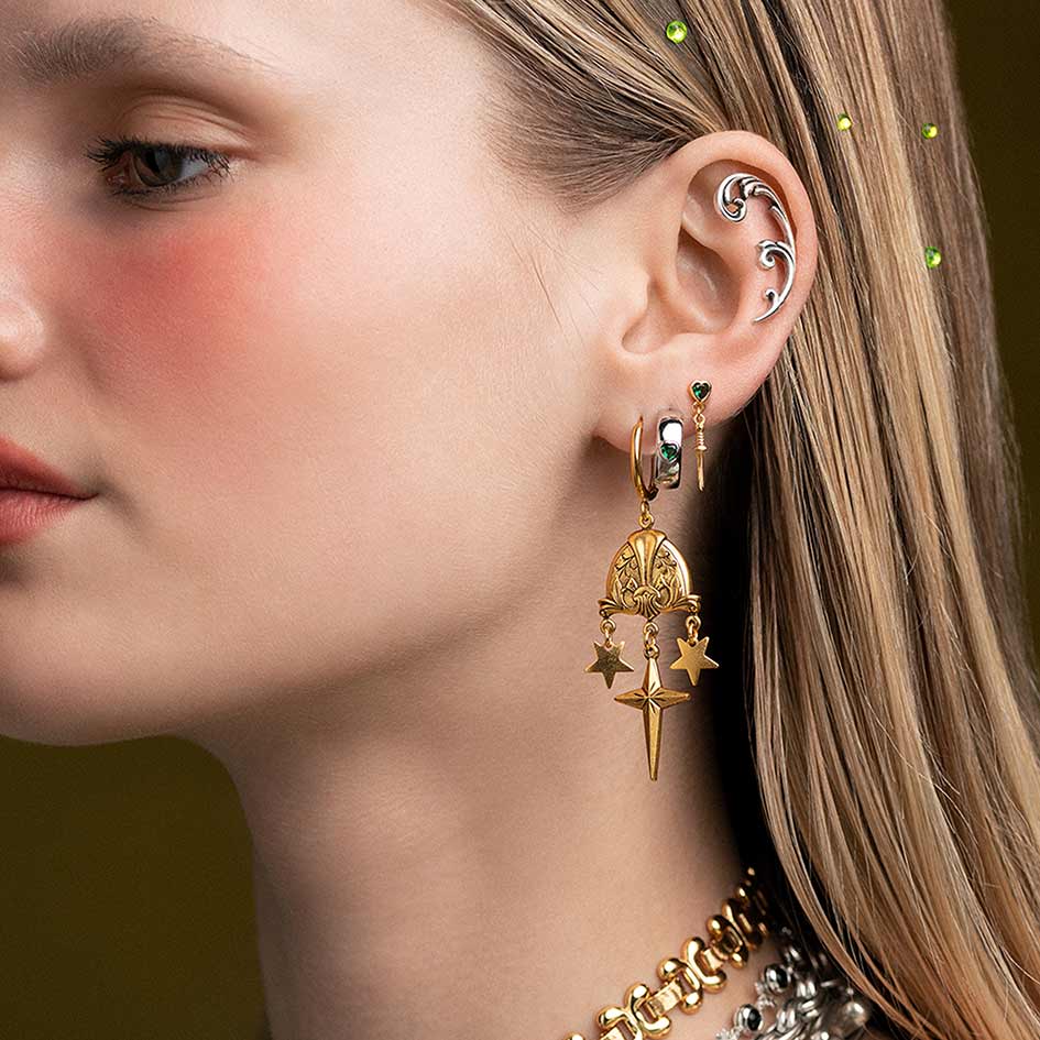 unusual helix earring