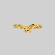 twisted gold ring