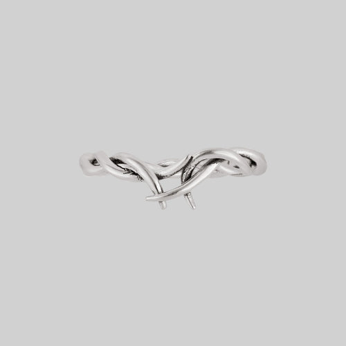 CLEO. Circular Barbell Ring - Gold