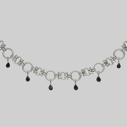 SYRENA. Ornate Seashell Choker - Silver