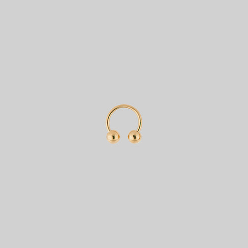 ZEN EXTRA MINI. Silver Titanium Septum Clicker Ring