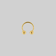 gold simple cartilage earring