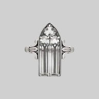 Gothic Cathedral Glass Window Ring
