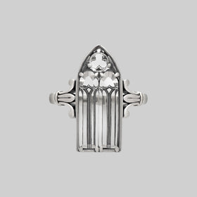 CLERESTORY. Cathedral Glass Window Ring - Silver