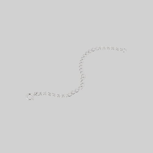 The Extender Chain - Sterling Silver Plated Brass