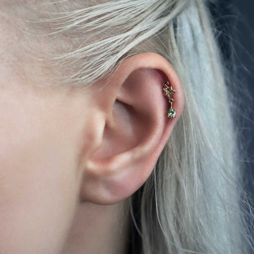 REVIVAL. Thorn Hoops Earrings - Silver