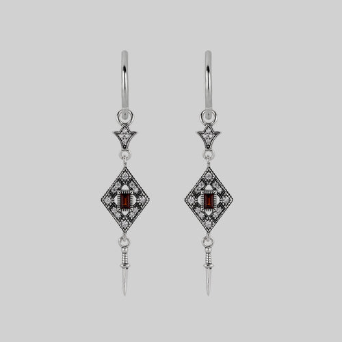 ALL MY HEART. Sword & Heart Necklace - Silver
