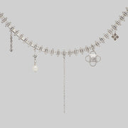 LALA. Decadent Charm Collar - Silver