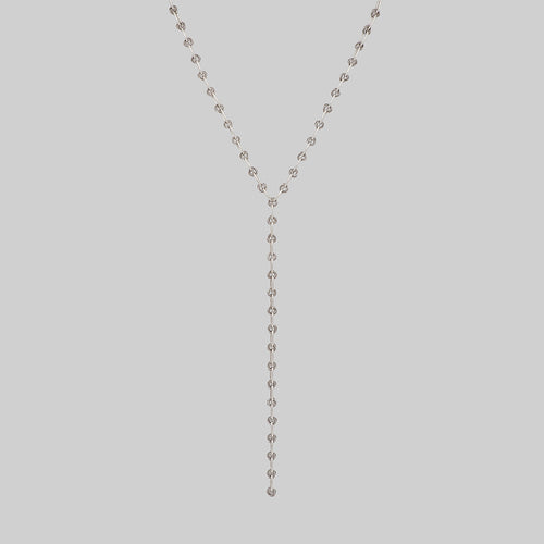 MIMI. Statement Lariat Chain - Gold