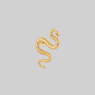 gold snake helix piercing 
