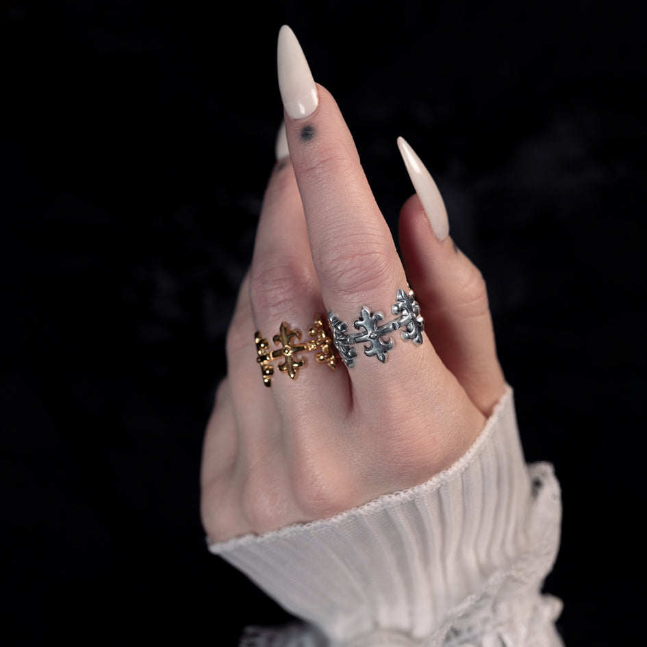 3Pcs Statement Chunky Gold Big Black Enamel Drip Ring Earrings Set For Women Retro Large Cz Crystal Cocktail Rings Earring Punk Geometric Jewelry Gift