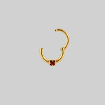 gold plated cartilage clicker ring