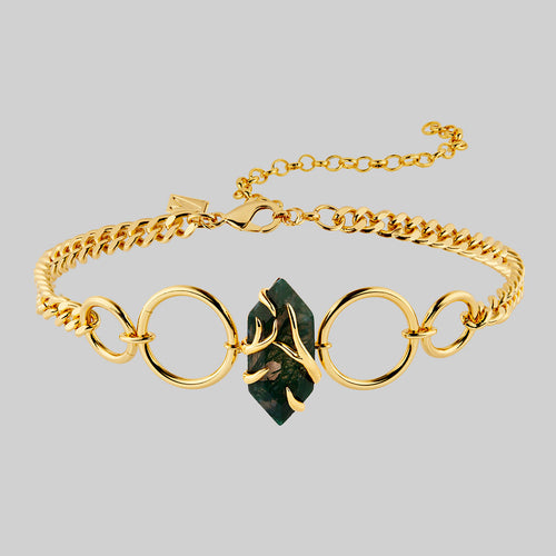 ABANDON. Intertwined Roots Ring - Gold