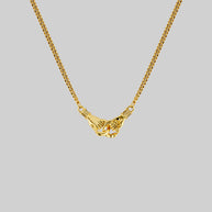 UNITY. Linking Hands Necklace - Gold