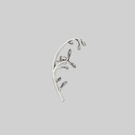 delicate silver vine arch stud earring