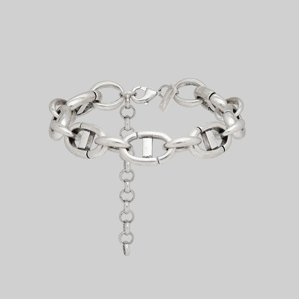 XAVIER. Chunky Link Bracelet - Silver