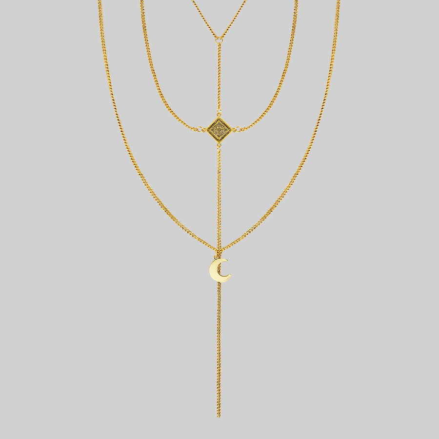 9ct Gold Hayseed Layering Necklace – Wild Fawn Jewellery