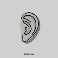 guide for flat helix tragus piercings
