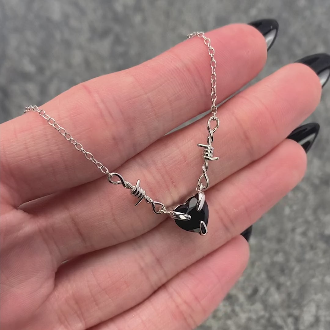Y2K yAlloy 2Thorn k Feral fae Necklace ハードコアWhannell y2k