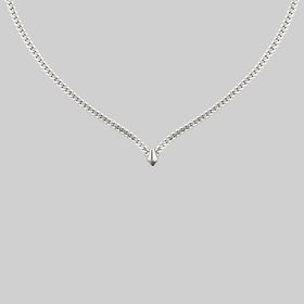 The Chevron Collar - Silver