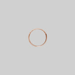 A simple rose gold clicker ring 10mm x 0.8mm